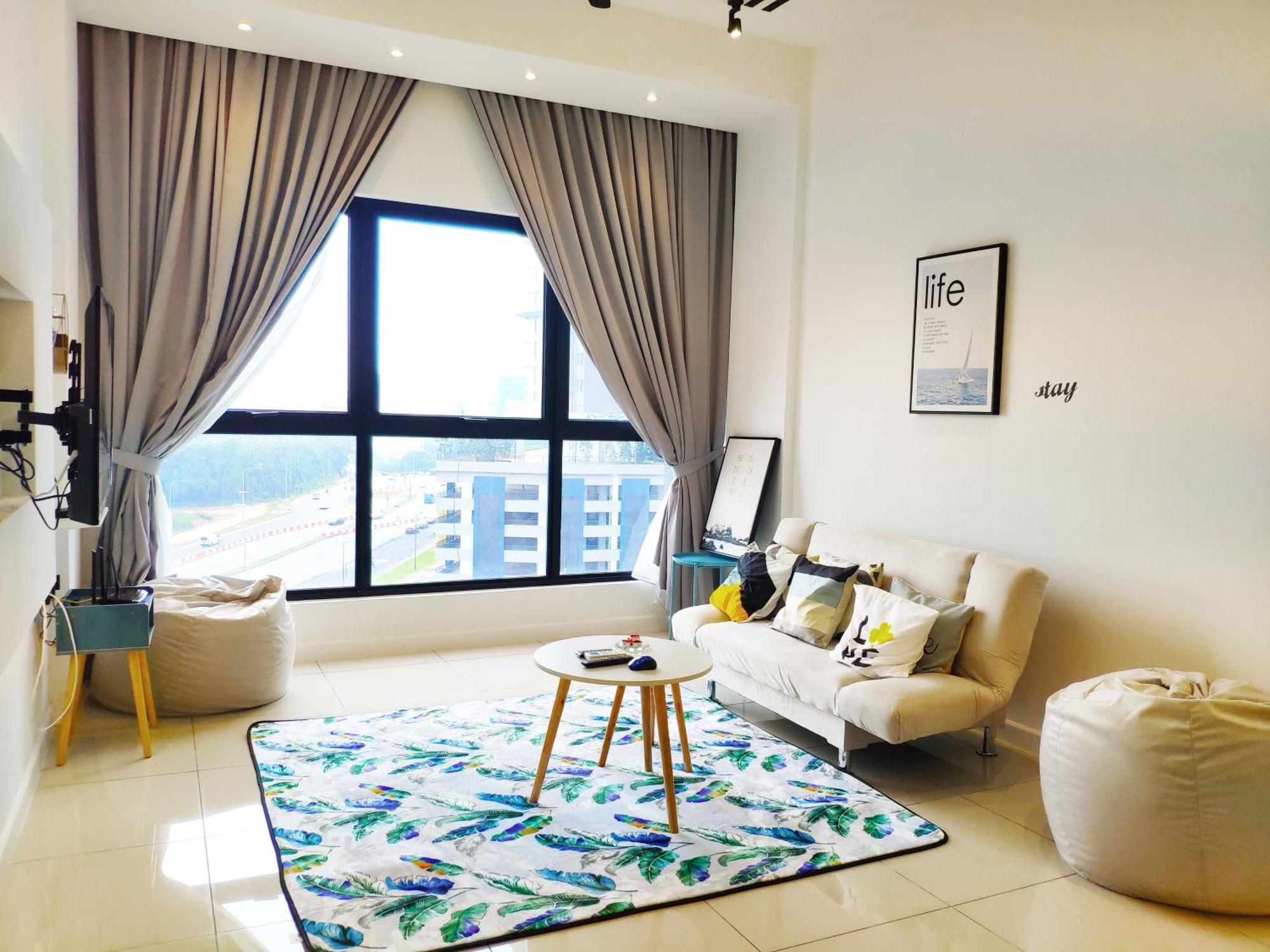 Le Pavilion By Salaam Suites, 5 Pax, Near Setiawalk Apartment *